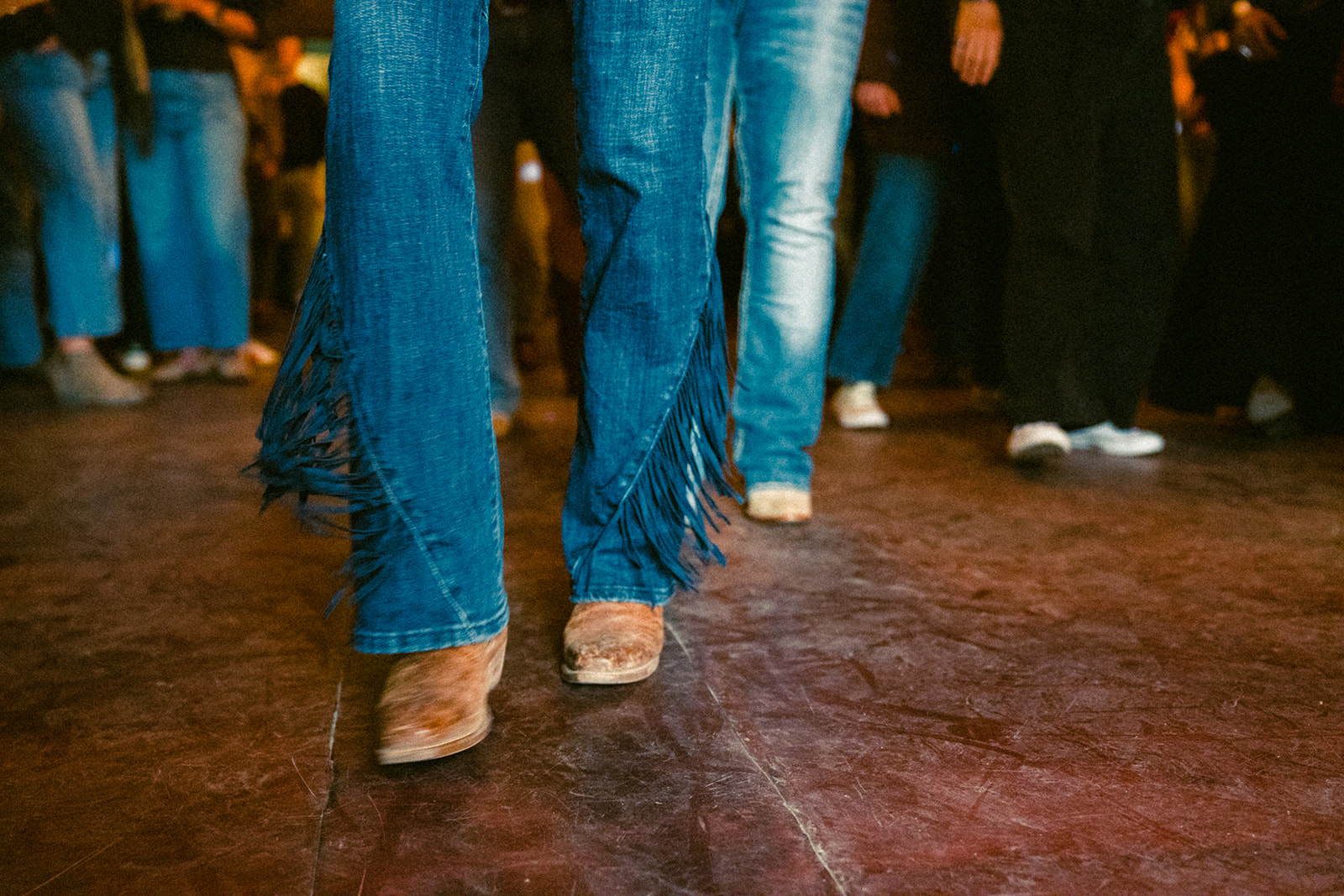 Boots and fringe detail